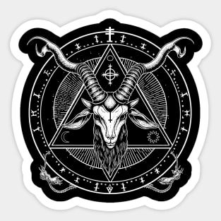 Goat Triangle Sticker